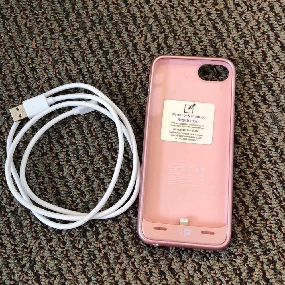 Chargeable phone case